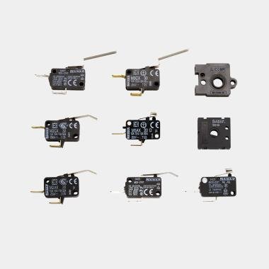 Faucet and thermostat micro switches